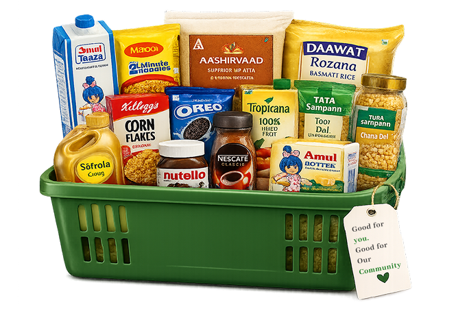 Subham Super Market basket
